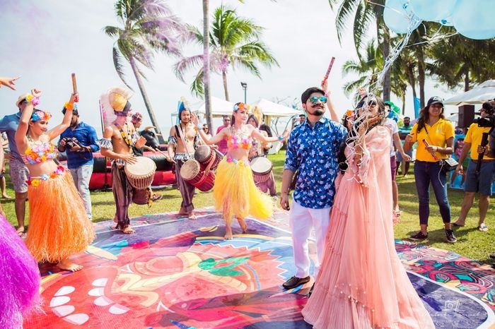 Goan Carnival wedding decor